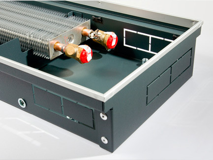 Внутрипольный конвектор Techno Vent KVZV 250-105-4800 с принудительной конвекцией