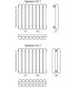 Трубчатый радиатор отопления КЗТО Гармония С40 1-2000-9