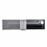 Конвектор КЗТО Бриз В 24V 380x140x3500 FCM/БП36 прав U (5 Ал 12 втулки черные) внутрипольный, принудительная конвекция, ширина 380 мм, высота 140 мм, длина 3500 мм, мощность 10736 Вт.