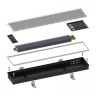 Внутрипольный конвектор Itermic ittl.090.160.2800 с естественной конвекцией, высота 90мм, ширина 160мм, длина 2800мм, без решетки