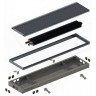 Внутрипольный конвектор Itermic itt.140.200.1800 с естественной конвекцией, высота 140мм, ширина 200мм, длина 1800мм, без решетки
