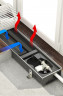 Конвектор встраиваемый в пол Qtherm ECO QEСO 280.90.1400 RR U EV1 ширина 280 мм, высота 90 мм, длина 1400 мм Решетка: анодированная в цвет алюминия